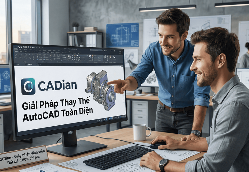 CADian | Phần mềm thay thế AutoCAD – Tiết Kiệm 80% Chi Phí Bản Quyền