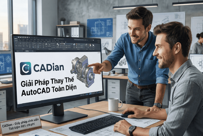 CADian | Phần mềm thay thế AutoCAD – Tiết Kiệm 80% Chi Phí Bản Quyền