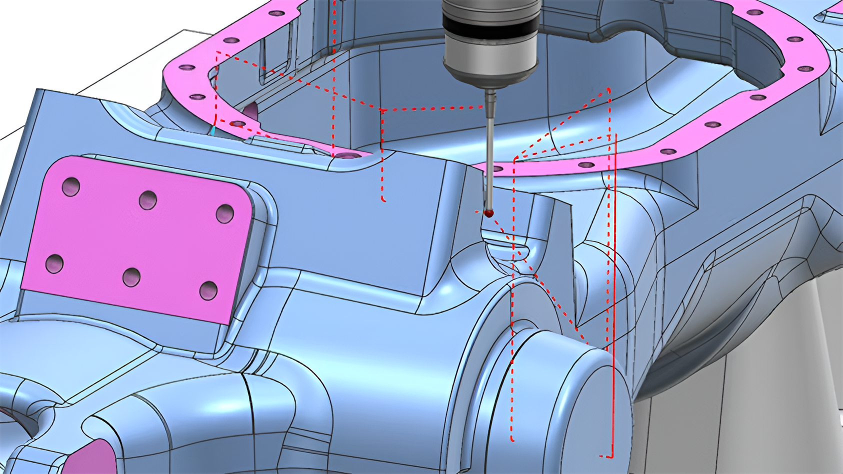 NX CAM On-Machine Probing